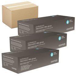CARONLAB Nitrile glove - large - x 10 bulk buy deal